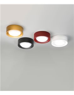 Cilinder ceiling light - Milan - Round lamp in 4 colours