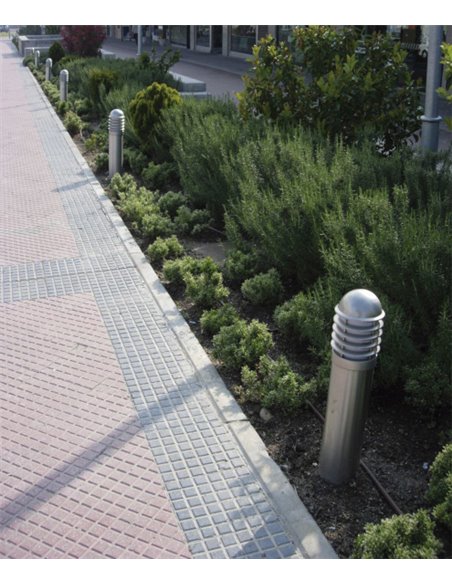 IP44 stainless stell outdoor post light 65 cm - Leveche - Dopo - Novolux