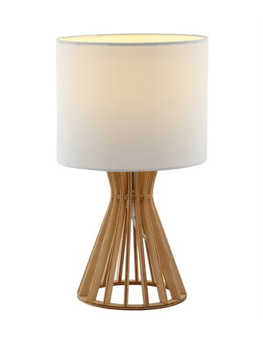 Lámpara de mesa de madera Bartan – AJP