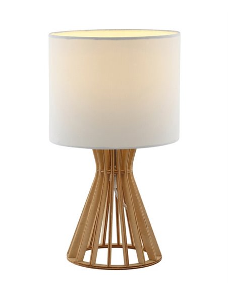 Lámpara de mesa de madera Bartan – AJP