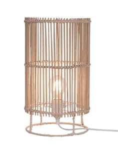Lámpara de mesa de ratán Isarutas – AJP 2