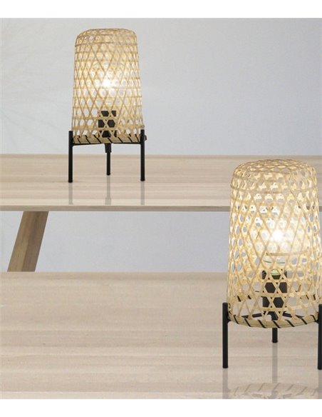 Lámpara de mesa de bambú Lagoa – AJP