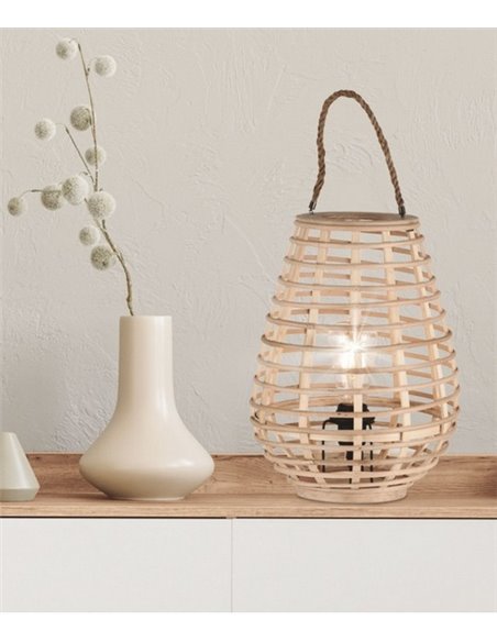 Lámpara de mesa de madera Picardo – AJP