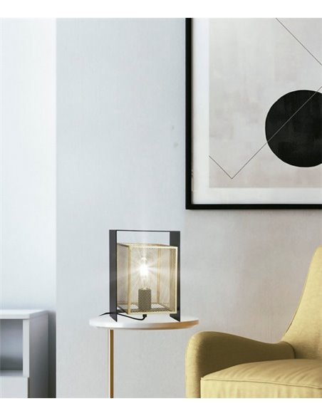 Lámpara de mesa dorada Nimes – AJP