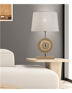Lámpara de mesa de madera Rodano – AJP