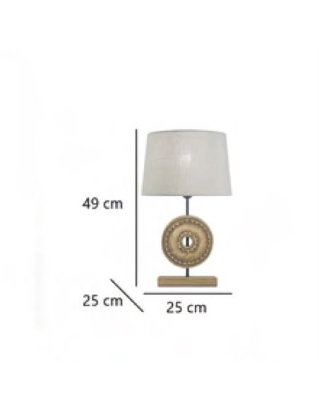 Lámpara de mesa de madera Rodano – AJP