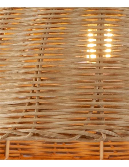 Lámpara de pie de ratán Mastella – AJP