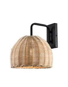 Lámpara de pared de mimbre Pula – AJP 2