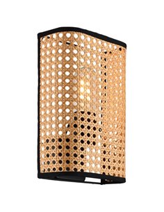 Lámpara de pared de mimbre Oyster – AJP 2