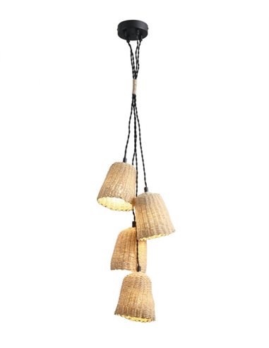 Lámpara colgante de ratán Naim – AJP