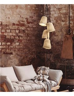 Lámpara colgante de ratán Naim – AJP