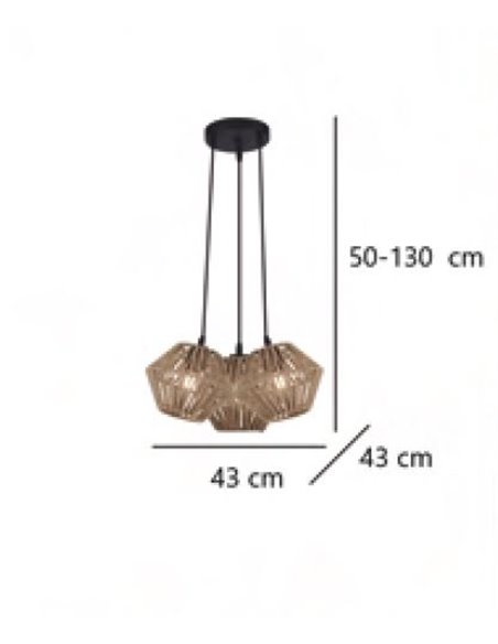 Lámpara colgante de cuerda Buri – AJP