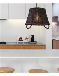 Colgante de techo de mimbre Tomaso – AJP