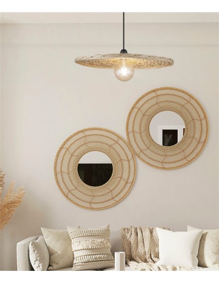 Lámpara colgante de mimbre Orsay – AJP