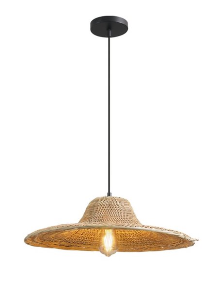 Lámpara colgante de ratán Bruno – AJP