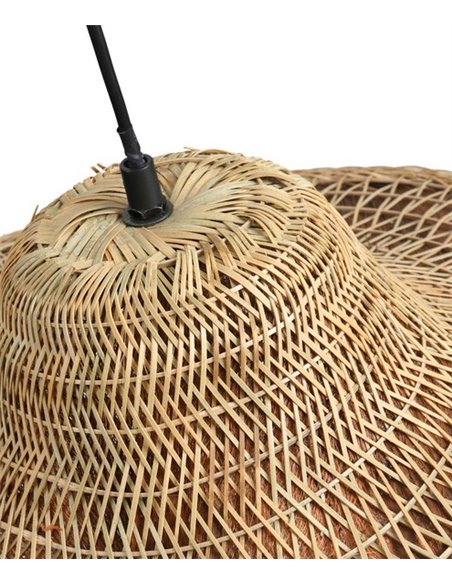 Lámpara colgante de ratán Bruno – AJP