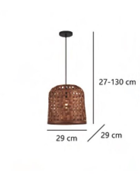 Lámpara colgante de madera Theodor – AJP