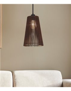 Lámpara colgante de madera oscura Mon – AJP