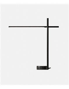 Lámpara de escritorio Tubs – Leds C4 – Base en mármol negro, regulable y orientable 2