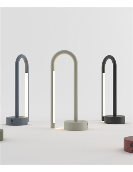 Mini Bow table lamp - Nexia with battery and adjustable light intensity