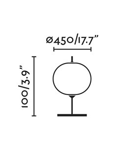 Saigon outdoor floor lamp - Faro - Grey/white, 100 cm/10 cm 2