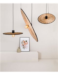 Costas pendant light - Faro – Rattan, 60-100 cm