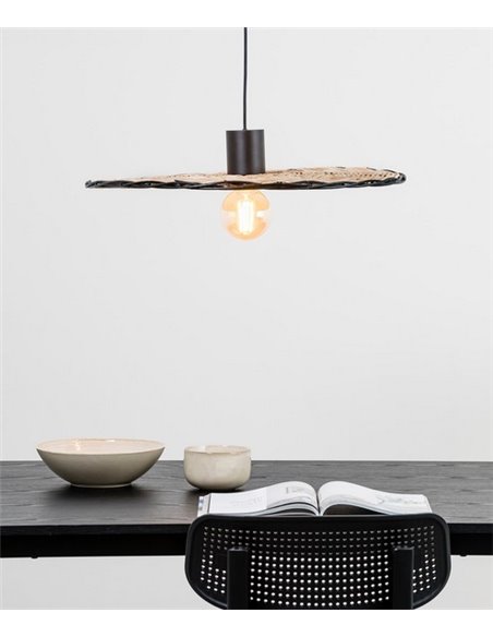 Costas pendant light - Faro – Rattan, 60-100 cm