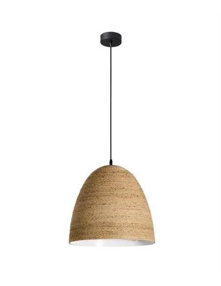 Liana pendant light - Faro - Hemp light, Ø 40 cm