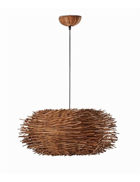 Nido pendant light - Faro - Rattan lampshade, Ø 60 cm