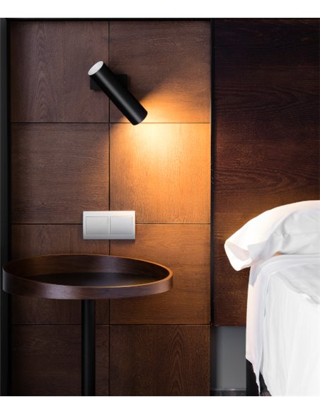 Link wall light - Faro - White/Black/Bronze, adjustable