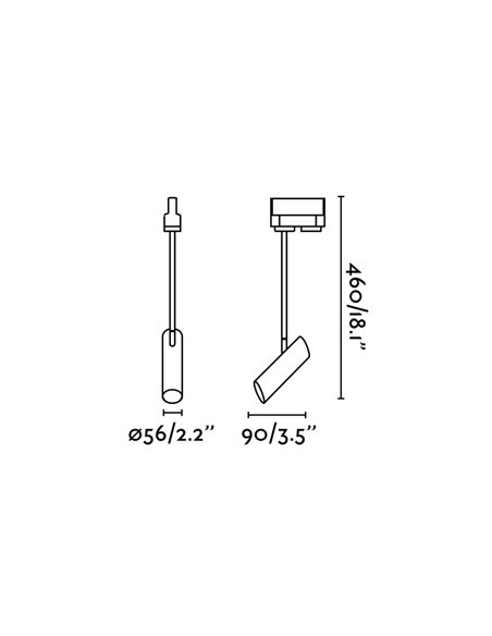 Link track spotlight lamp - Faro