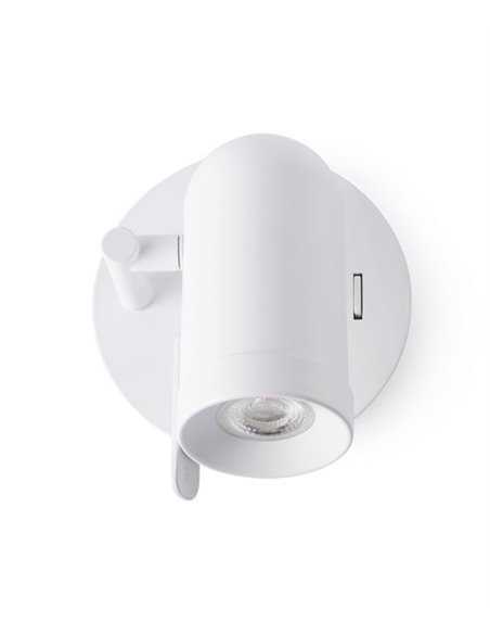Orleans wall light - Faro - Adjustable, white/black/chrome
