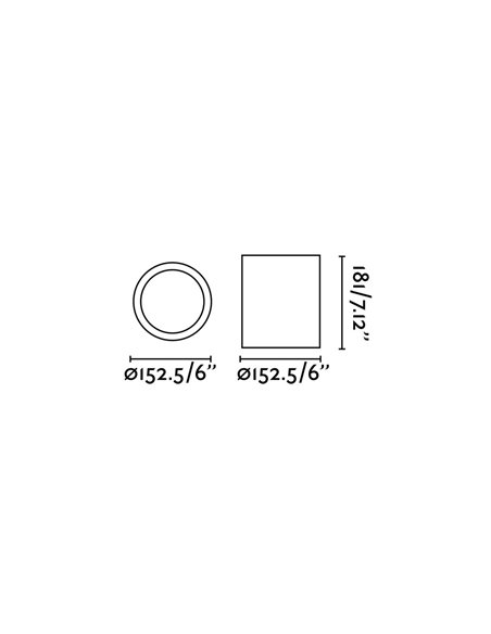 Pote ceiling light - Faro - Ø 15 cm 