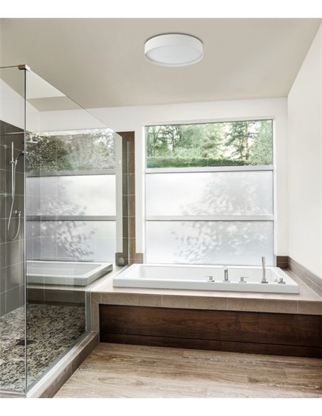 Vuk round ceiling light - Faro - IP44, Ø 36 cm, LED