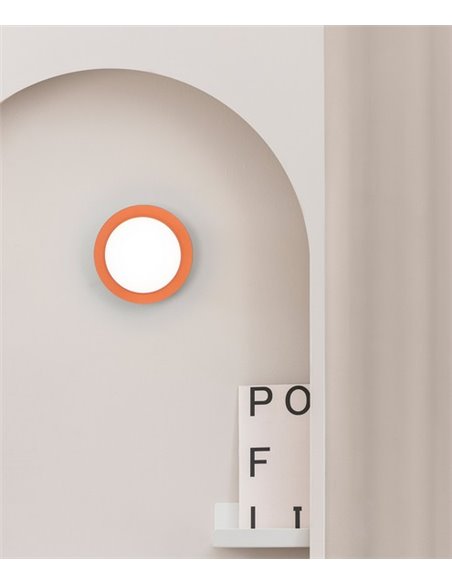 Wall light bathroom May - Faro - Ø 12 cm, Steel, LED 2700K