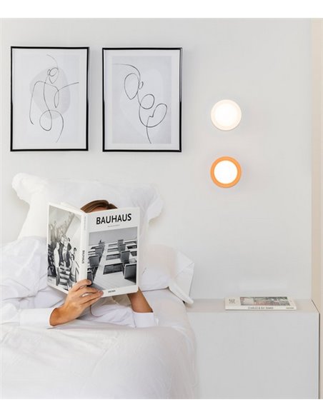 Wall light bathroom May - Faro - Ø 12 cm, Steel, LED 2700K