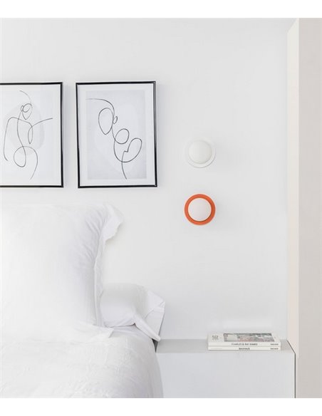 Wall light bathroom May - Faro - Ø 12 cm, Steel, LED 2700K