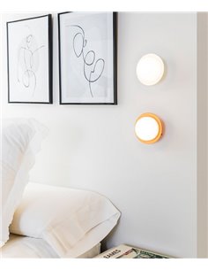 Wall light bathroom May - Faro - Ø 12 cm, Steel, LED 2700K