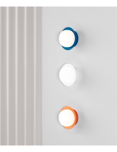 Wall light bathroom May - Faro - Ø 12 cm, Steel, LED 2700K