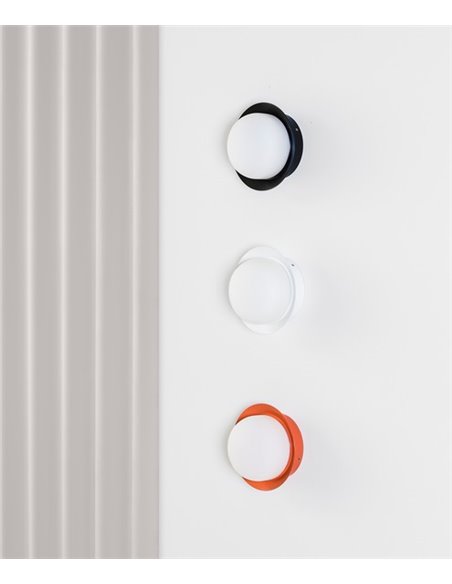 Wall light bathroom May - Faro - Ø 12 cm, Steel, LED 2700K