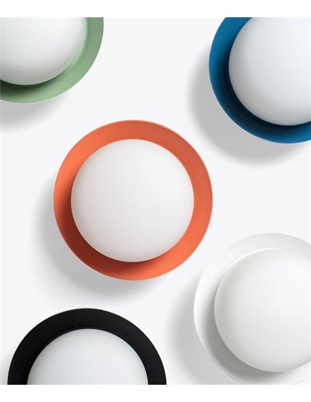 Wall light bathroom May - Faro - Ø 12 cm, Steel, LED 2700K