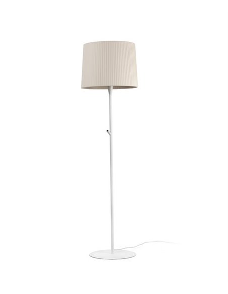 Samba floor lamp - Faro - Lampshade textile, 154 cm, 1xE27
