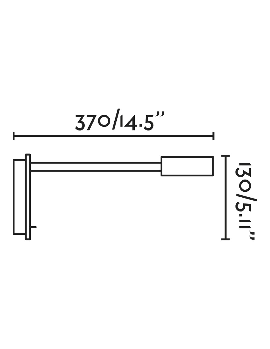 Juliet wall light - Faro - With LED flexo, USB charger, Chrome Juliet wall light - Faro - With LED flexo, USB charger, Chrome