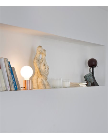 Ten table lamp - Faro - Vintage lamp, E27, 7.5 cm