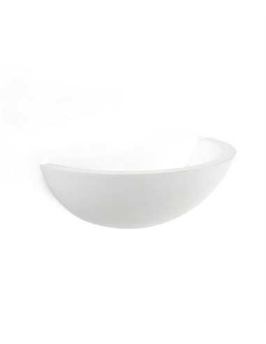 Cove wall light - Faro - White plaster lamp, LED 3000K