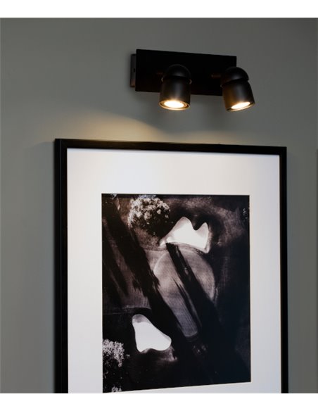 Coco wall light - Faro - Wall light 2 lights, Orientable