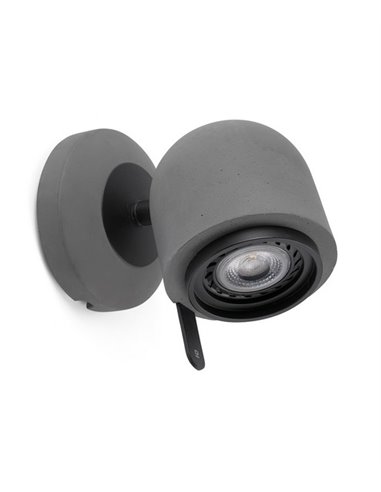 Stone wall light - Faro - Cement lamp, Lector GU10