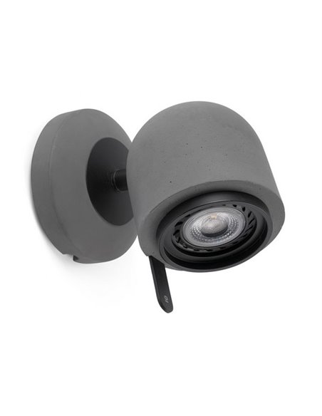 Stone wall light - Faro - Cement lamp, Lector GU10