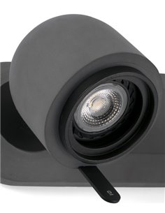 Stone wall light - Faro - Concrete lamp, 2 lights, GU10 reader 2