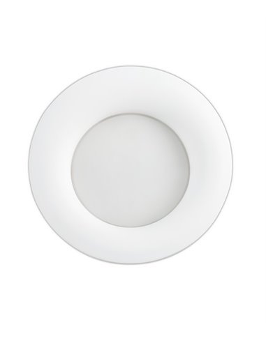 Nord recessed downlight - Faro - White plasterboard lamp, LED 3000K, Ø 33 cm